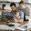Family Reviewing Financial Plan Portfolio